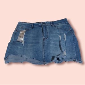 Celebrity Ace Jeans Miniskirt